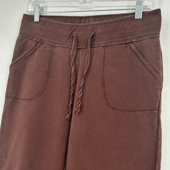 Vintage 90s y2k Women's Mocha Brown Maurices Wide Leg Baggy Flare Sweatpants - Picture 2 of 9